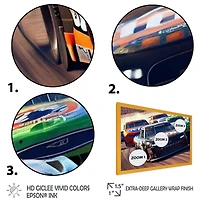 Stock Car Racing Last Lap Wall Art