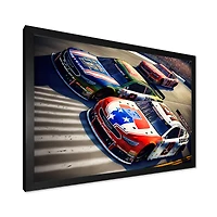 American Race Car Framed Wall Art