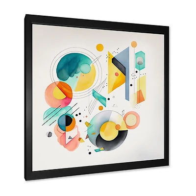 Art Mural « Multi-Color Circular Abstract I »