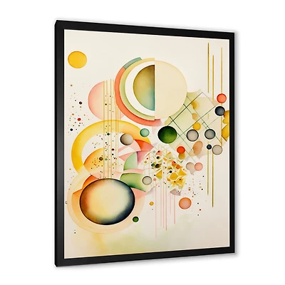 Yellow Multi Shape II Wall Art