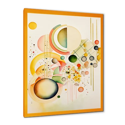 Yellow Multi Shape II Wall Art