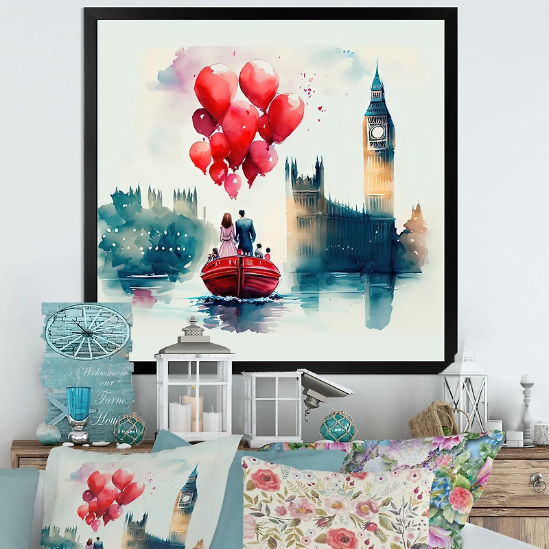 Loving Couple Spending Time Outdoors IV Wall Art