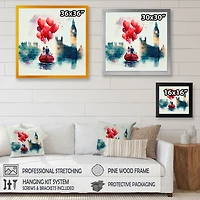 Loving Couple Spending Time Outdoors IV Wall Art