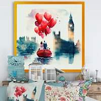 Loving Couple Spending Time Outdoors IV Wall Art