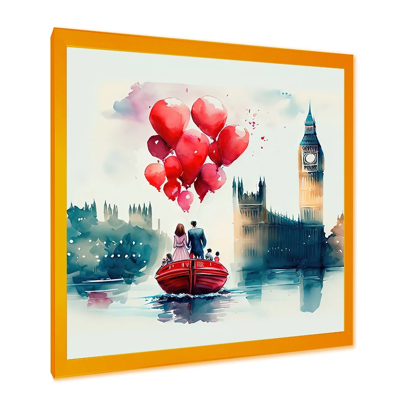 Loving Couple Spending Time Outdoors IV Wall Art