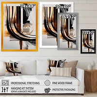 Gold Touch Art Deco Wall