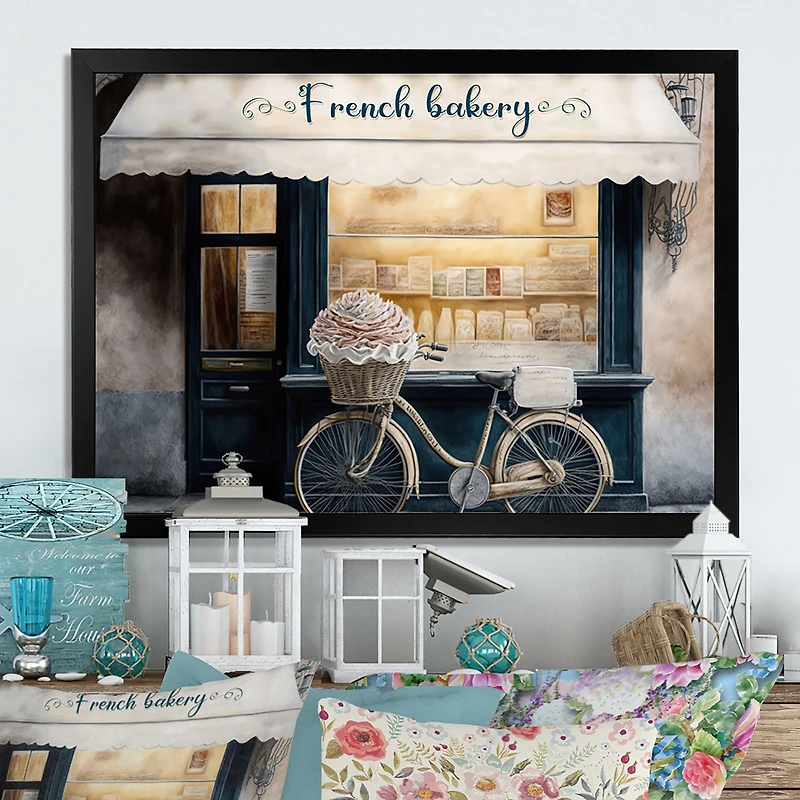 Bicycle Front A French Bakery IV Wall Art