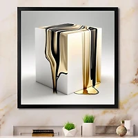 Black And Gold Cubic Expression I Wall Art