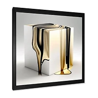 Black And Gold Cubic Expression I Wall Art