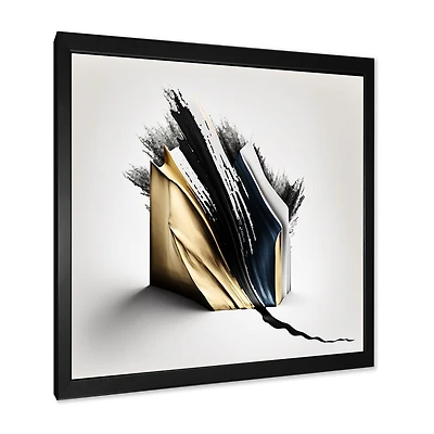 Black And Gold Cubic Expression VI Wall Art