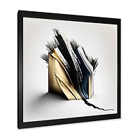Black And Gold Cubic Expression VI Wall Art