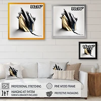 Black And Gold Cubic Expression VI Wall Art