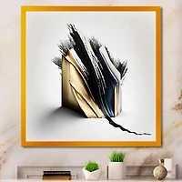 Black And Gold Cubic Expression VI Wall Art