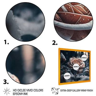 A Blooming Rose Flower Forest Wall Art