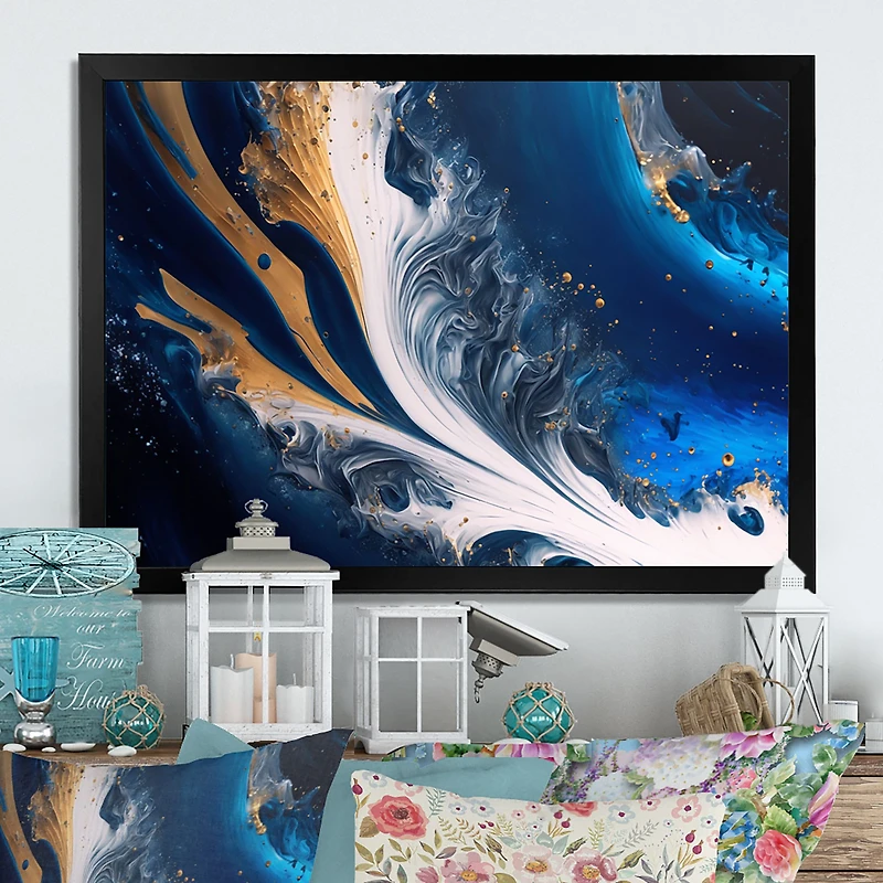 Ice Paint Splash VI Wall Art
