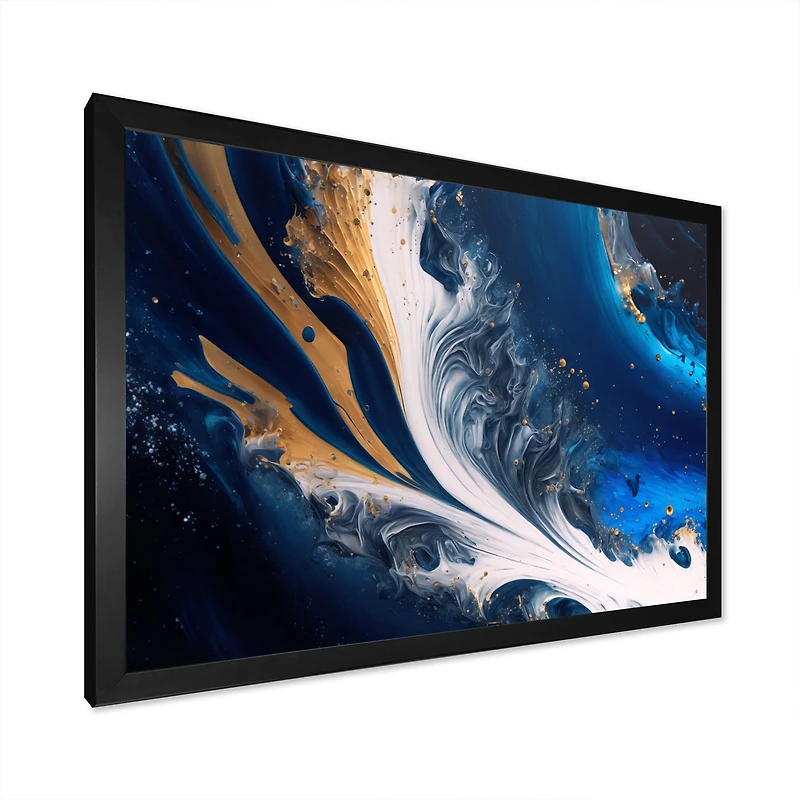 Ice Paint Splash VI Wall Art
