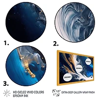 Ice Paint Splash VI Wall Art