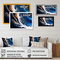 Ice Paint Splash VI Wall Art