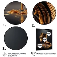 Golden Mechanic High Heel Wall Art