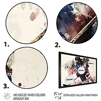 Usa Hockey Player Action Wall Art