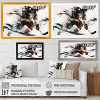 Usa Hockey Player Action VI Wall Art