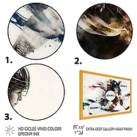 Usa Hockey Player Action VI Wall Art