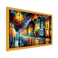 Colorful City Vibrant Radiant Wall Art