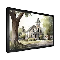 Monochome Yellow And Grey Farm Wall Art