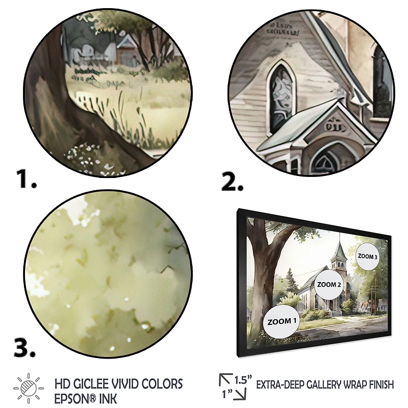 Monochome Yellow And Grey Farm Wall Art