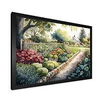 Fresh Garden At The Cottage Wall Art