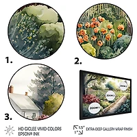 Fresh Garden At The Cottage Wall Art