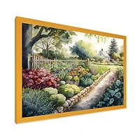 Fresh Garden At The Cottage Wall Art