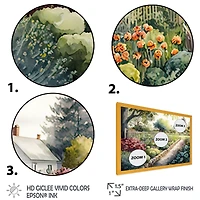 Fresh Garden At The Cottage Wall Art