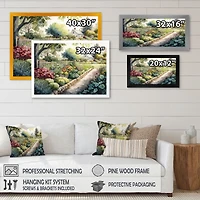 Fresh Garden At The Cottage Wall Art