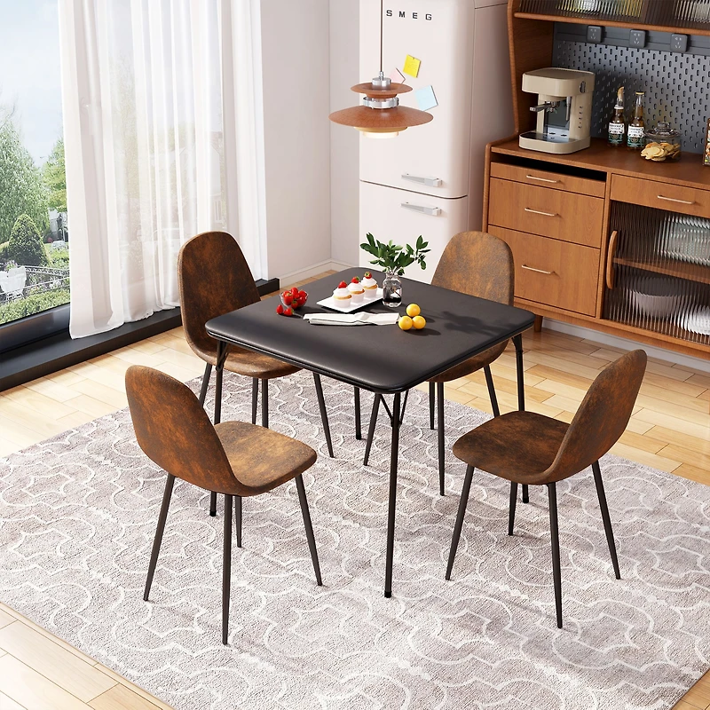 Table carrée pliable - 34 po