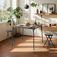 Table carrée pliable - 34 po
