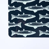 Fish Print Placemat - Blue