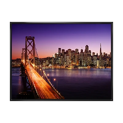 San Francisco skyline and Bay Bridge Canvas Wall Art