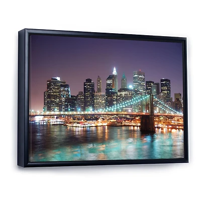 Toile « New York City Manhattan Skyscrapers »