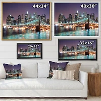 New York City Manhattan Skyscrapers  Wall Art