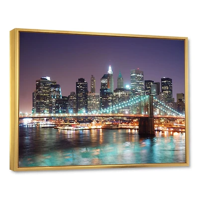 New York City Manhattan Skyscrapers  Wall Art