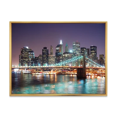 New York City Manhattan Skyscrapers  Wall Art