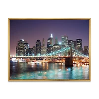 New York City Manhattan Skyscrapers  Wall Art