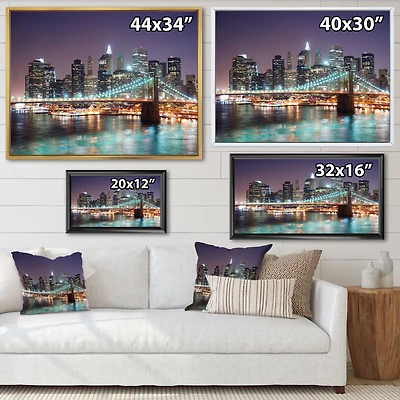 Toile « New York City Manhattan Skyscrapers »