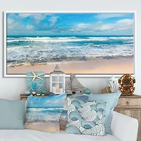 indian Ocean Panoramic View  Canvas Art