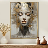 Meditating Woman – Peaceful Mind and Spirit Abstract