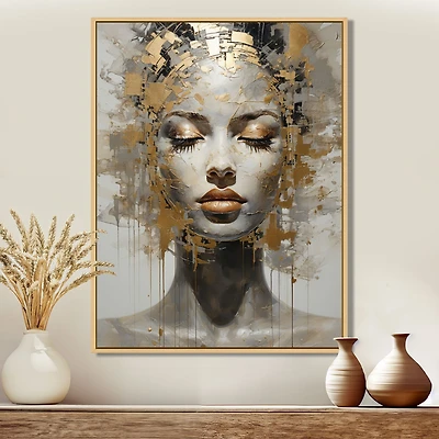 Meditating Woman – Peaceful Mind and Spirit Abstract