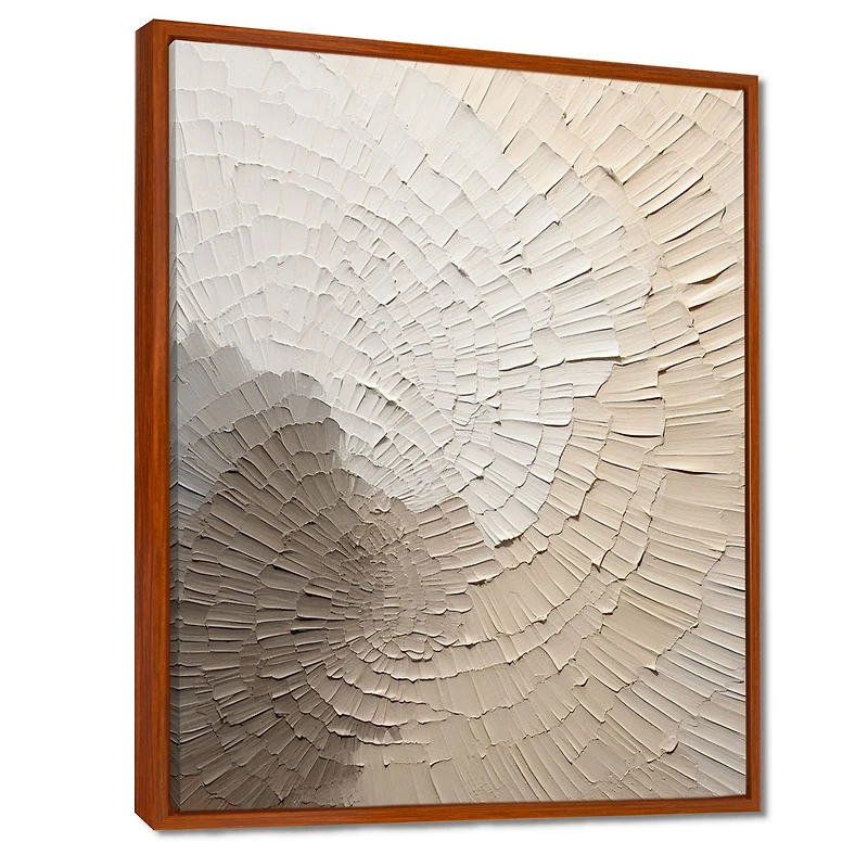 Art abstrait doux « Graceful Beige Minimalism »