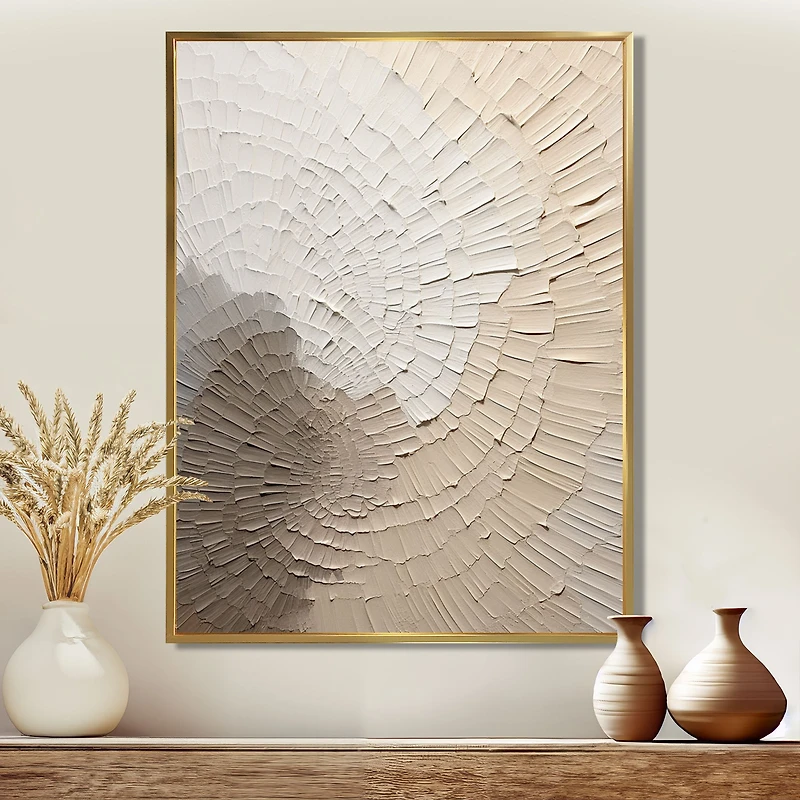 Graceful Beige Minimalism – Soft Muted Abstract Style