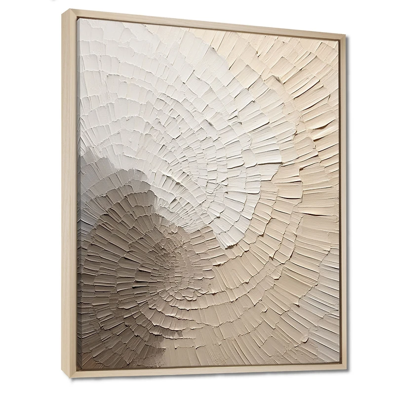Art abstrait doux « Graceful Beige Minimalism »